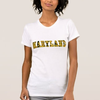 T-shirt Chemise observée par noir du Maryland Susan des