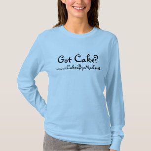 T-shirt Chemise obtenue de gâteau - lettrage femelle