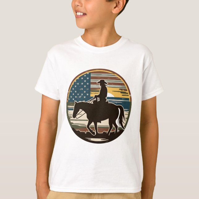 T-shirt chemise occidentale KIDS, chemise occidentale KID, (Devant)