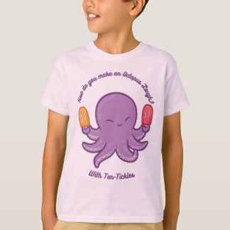 T-shirt Chemise Octopus drôle | 10-Tickles Papa Joke Shirt