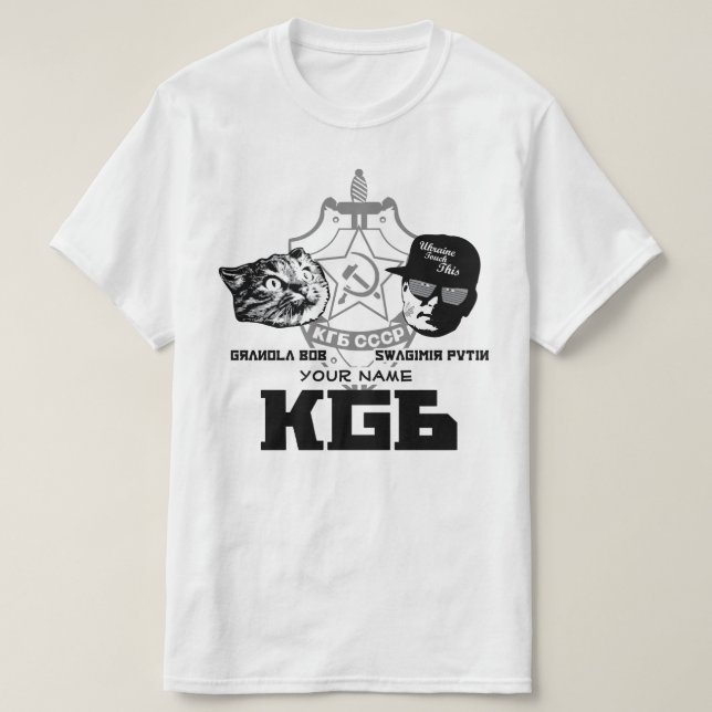 T-shirt Chemise officielle de Swagimir/Gbob KGB (Design devant)