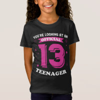 Chemise officielle fraîche de l'adolescent treize