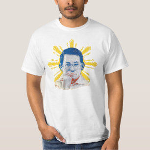 T-shirt Chemise orientée de Ninoy de drapeau philippin