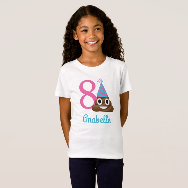 T-Shirt Chemise orientée personnalisée d'anniversaire (Devant entier)