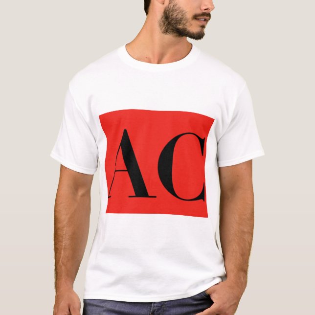 T-shirt Chemise originale de logo d'habillement à C.A. (Devant)