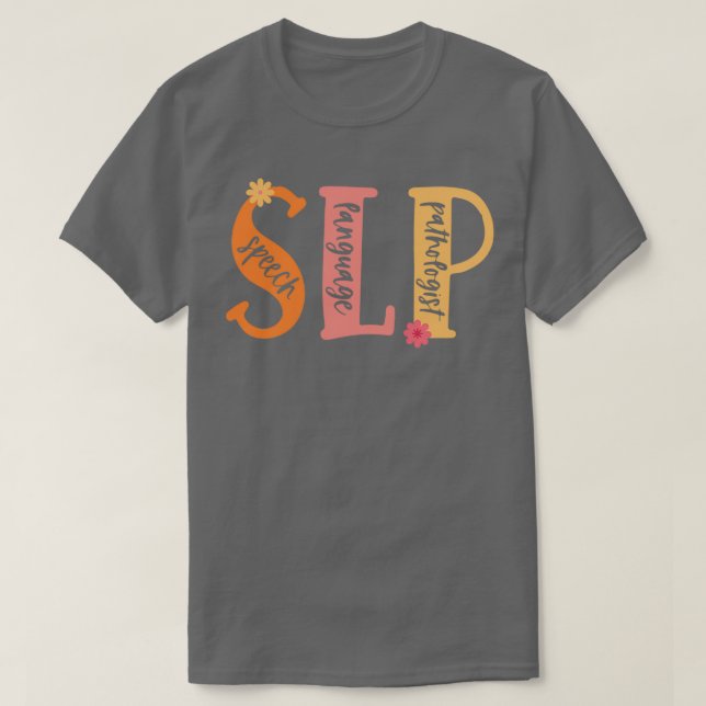 T-shirt Chemise orthophoniste SLP (Design devant)