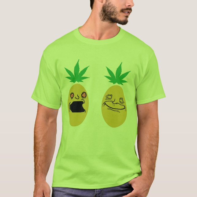 T-shirt Chemise oto-rhino d'ananas (Devant)