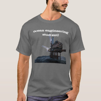 T-shirt Chemise (oto-rhino) de goujon d'ingénierie d'océan