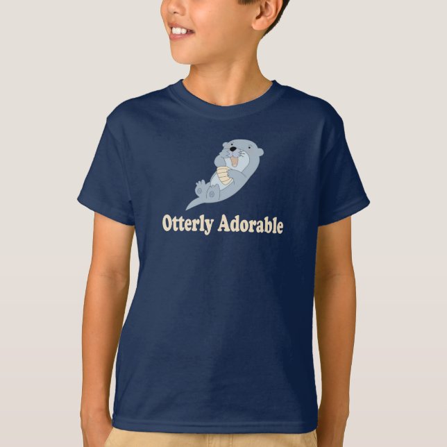 T-SHIRT CHEMISE OTTERNE OTTER ADORABLE (Devant)