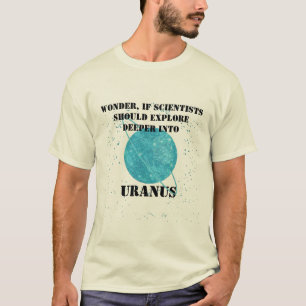 T-shirt Chemise Ouranus Personnalisée, Pun De Plaisanterie