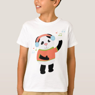 T-shirt Chemise Ours Panda Rocking