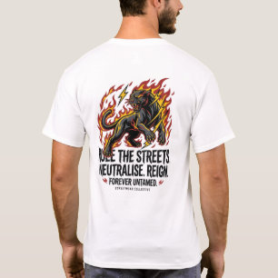 T-shirt Chemise Panther Rule The Streets – Possédez La Nui