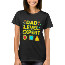 Chemise Papa Niveau Expert Joueur Rétro