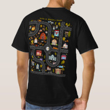 Chemise papa personnalisée avec piste de course