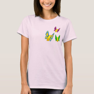 T-shirt Chemise papillon