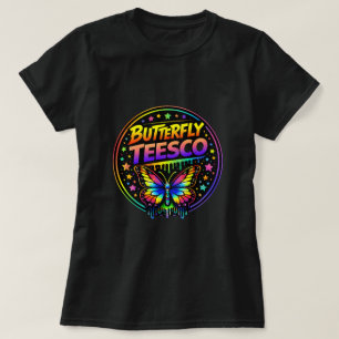 T-shirt Chemise Papillon TEESCO Graffiti Papillon 0047833