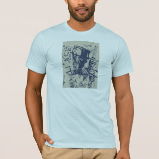 T-shirt Chemise par radio d'homme de coup sec et dur