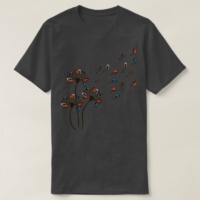 T-shirt Chemise parajuriste Dandelion Paralegal Lover (Design devant)