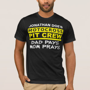 T-shirt Chemise parentale de chemise de vélo de saleté d