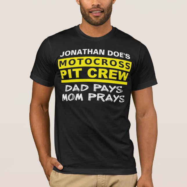 T-shirt Chemise parentale de chemise de vélo de saleté de (Devant)