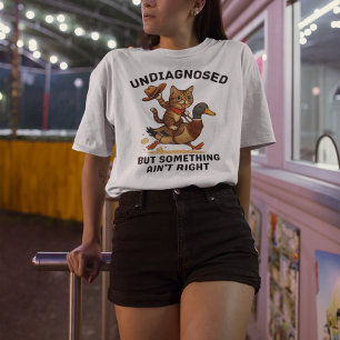 T-shirt Chemise partenaire Cowboy Cat Meowdy - Impression 