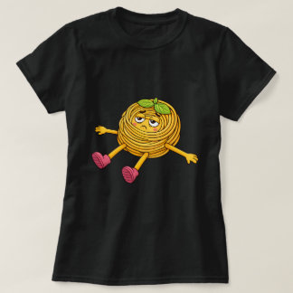T-shirt Chemise Pasta Polo Allongé Fatigué et Épuisé
