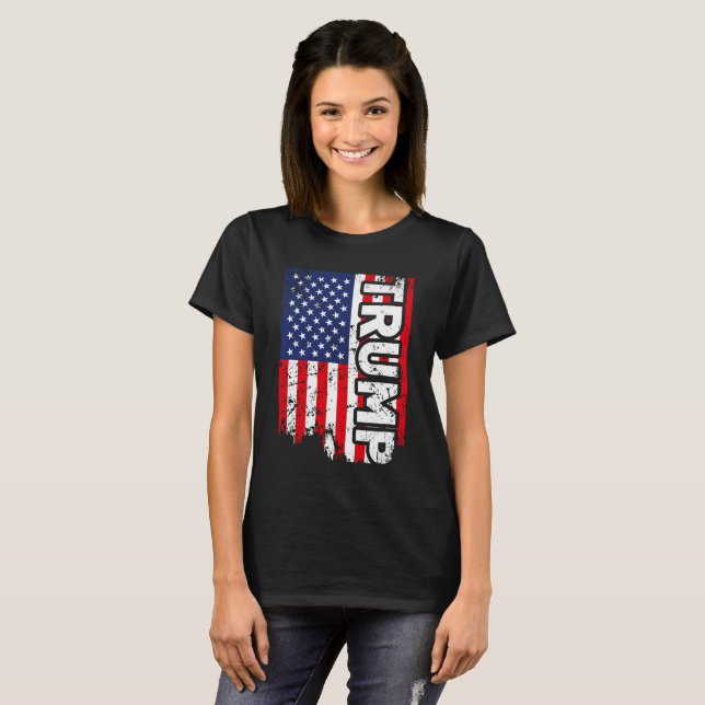 T-shirt Chemise patriotique américaine des Etats-Unis de (Devant entier)