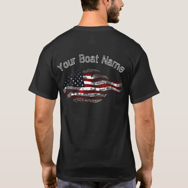 T-shirt Chemise patriotique de flet (Dos)