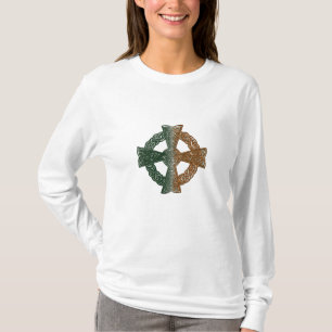 T-shirt Chemise patriotique irlandaise Celtic Cross