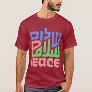 T-shirt Chemise Peace Shalom Salaam