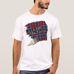 T-shirt Chemise peinte Clan MacTavish Tartan Écossais