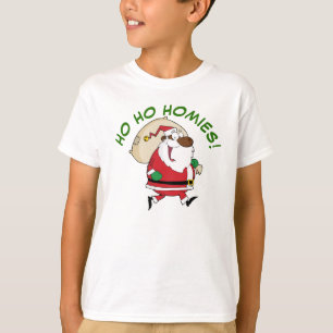 T-shirt Chemise Père Noël en noir