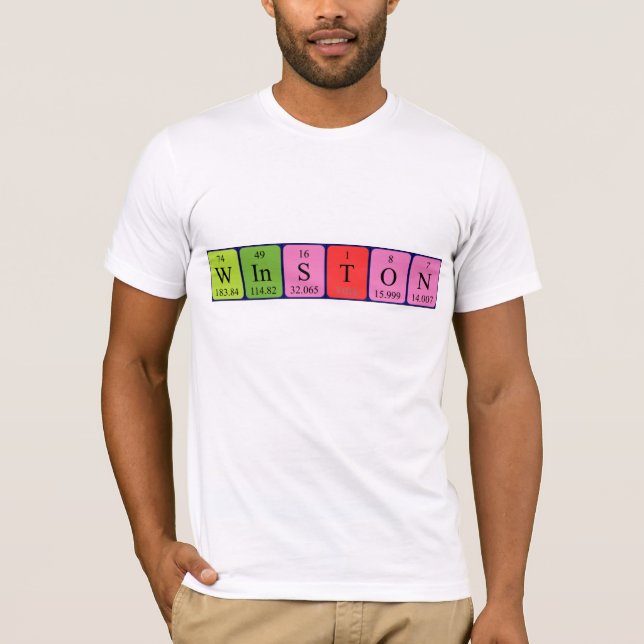 T-shirt Chemise périodique Winston (Devant)
