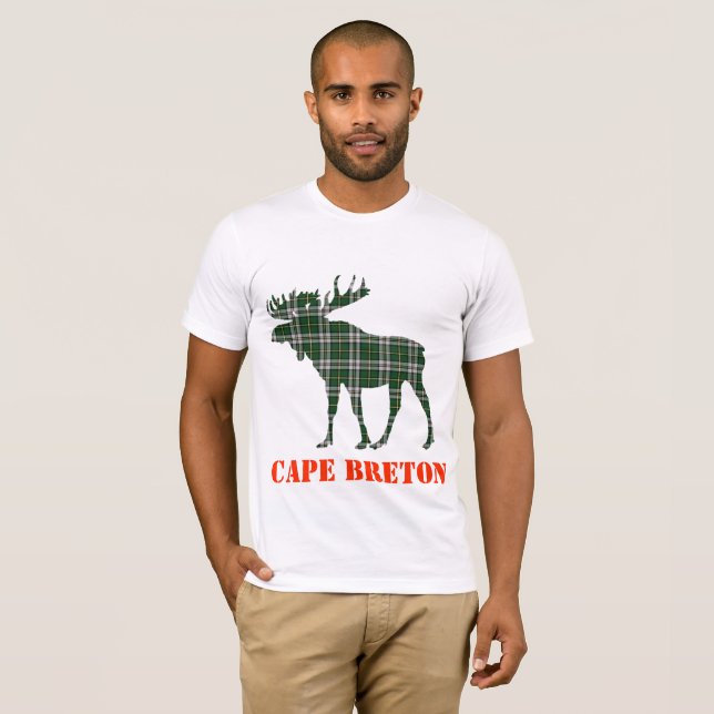 T-shirt Chemise personnalisable de tartan de cap (Devant entier)