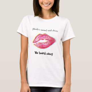 T-shirt Chemise personnalisable pour demoiselle d'honneur