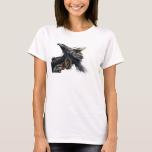 T-shirt Chemise personnalisée aigle abstrait or cool