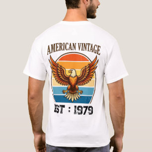T-shirt Chemise personnalisée American Vintage Eagle