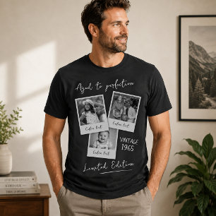 T-shirt Chemise personnalisée avec collage de photos, tend
