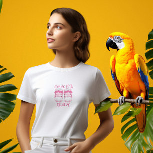 T-shirt Chemise personnalisée avec date prévue pour bébé e