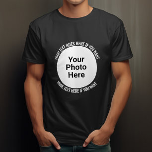 T-shirt Chemise personnalisée avec image et texte