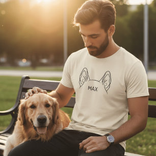 T-shirt Chemise personnalisée avec le nom et l'oreille de