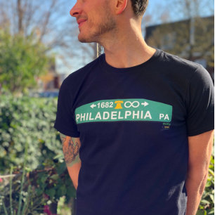 T-shirt Chemise personnalisée avec panneau de rue de Phill