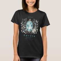 Chemise personnalisée avec pierre de naissance Aqu