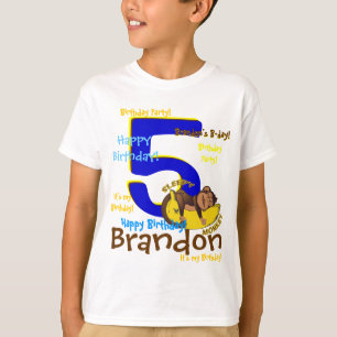 T-shirt Chemise personnalisée d'anniversaire