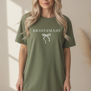 T-shirt Chemise personnalisée de demoiselle d'honneur pour