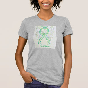 T-shirt Chemise personnalisée de l'ange ruban de la sensib