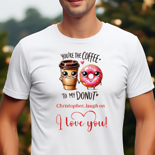 T-shirt Chemise personnalisée de Saint-Valentin de nourrit