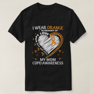T-shirt Chemise personnalisée de sensibilisation à la MPOC