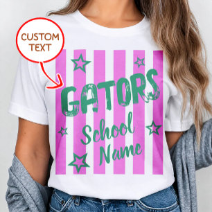 T-shirt Chemise personnalisée d'esprit scolaire, chemise d