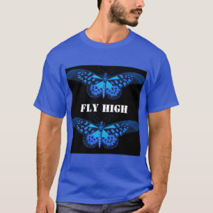 T-shirt Chemise personnalisée Fly High Deep Royal Basic Da